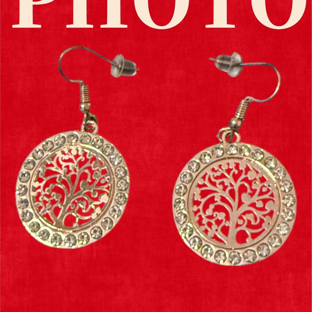 Gold Tree of Life Earrings
